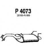 FENNO STEEL - P4073 - Глушитель NISSAN PRIMERA 2.0 02-